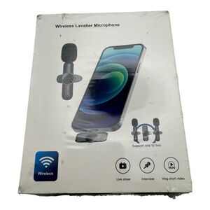Wireless Lavalier Microphone for Android | 1-to-2 Setup | Plug & Play‎ | Vlog